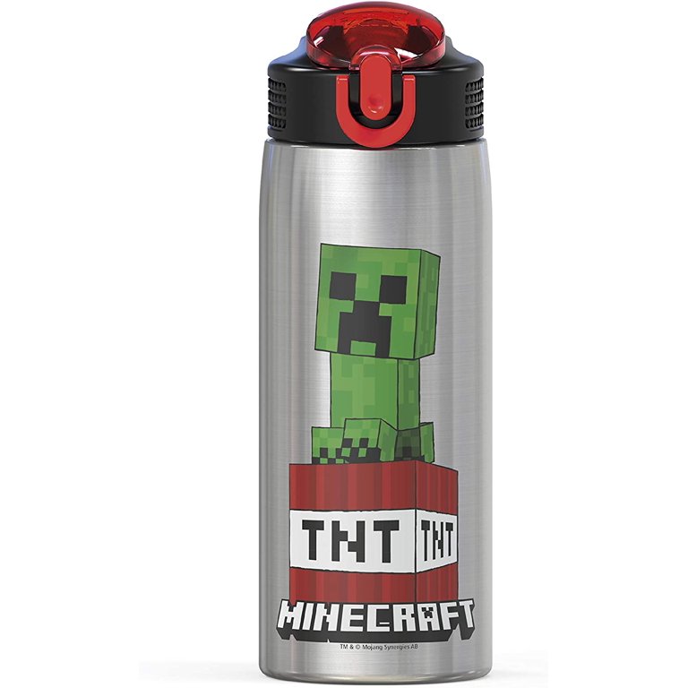 กระติกน้ำสเตนเลสสำหรับเด็ก Zak! Minecraft TNT & Creepers Palouse Water Bottle 27 oz.