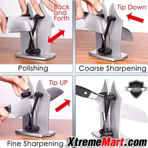 ที่ลับมีด/หินลับมีด/เครื่องลับมีดทังสเตนคาร์ไบด์ Bevorien Edge Kitchen Knife Sharpener ปรับองศาตามมุมมีดได้