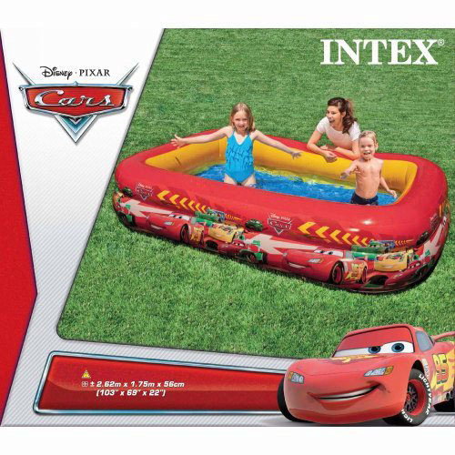 สระน้ำเป่าลมสำหรับเด็ก Intex Disney Cars Swim Center Family Pool