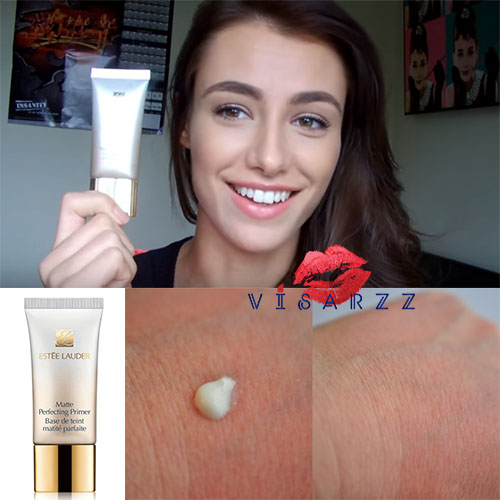 (เซทสุดคุ้ม พิเศษมาพร้อมแปรงลงรองพื้น) Estee Lauder Matte Perfecting Primer 15mL ไพรเมอร์ครีมเนื้อเจล สูตรปราศจากน้ำมัน ช่วยควบคุมความเงา ความมันหลังแต่งหน้า