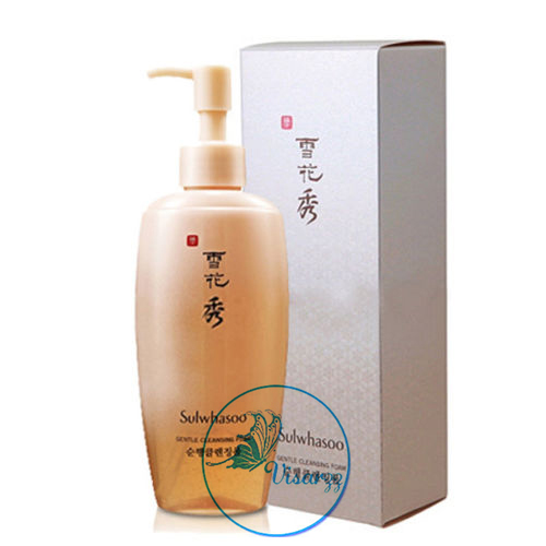 (Limited 400mL) Sulwhasoo Gentle Cleansing Foam EX 400 mL โฟมล้างหน้าโสม สูตรอ่อนโยน ให้ผิวหน้าสะอาดล้ำ หมอกลิ่นสมุนไพร