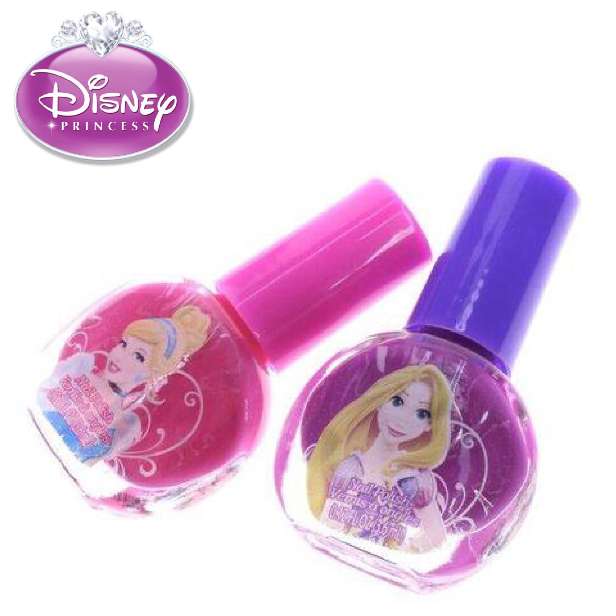 ชุดยาทาเล็บปลอดสารพิษสำหรับเด็ก Townleygirl 2-Pack Nail Polish Set (Disney Princess)