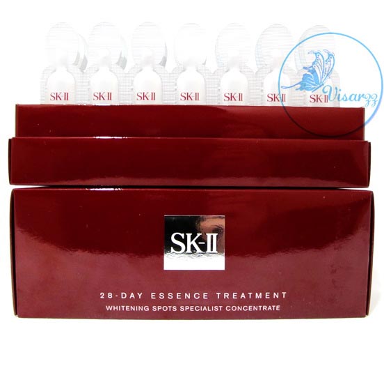 (ลดพิเศษ 50%) SK-II 28-Day Essence Treatment Whitening Spots Specialist Concentrate 0.5 g. x 28 ซอง โปรแกรมขาวใสใน 4 สัปดาห์ ด้วยสูตรที่ดีที่สุด