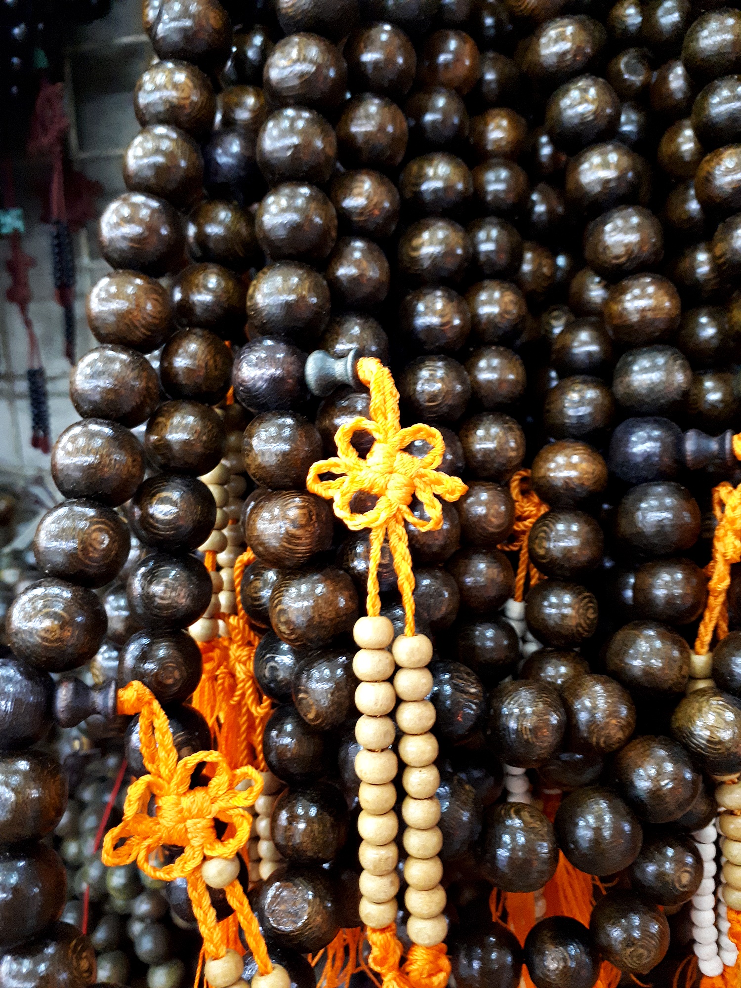 ประคำคอ ประคำไม้ สร้อยคอ (ขนาด11มิล) (ขายปลีก ขายส่ง)