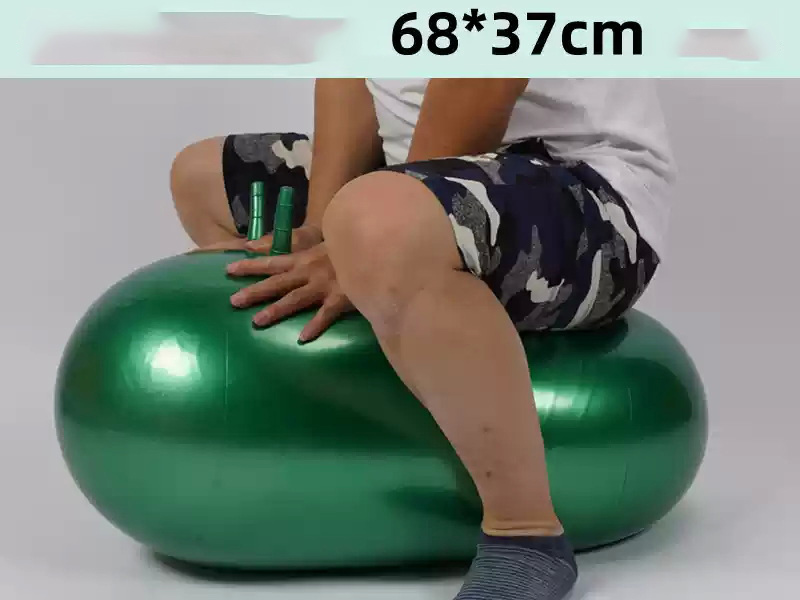 ทรงถั่ว ลูกบอลกายภาพบำบัด ฝึกการทรงตัว Peanut Ball with Pump