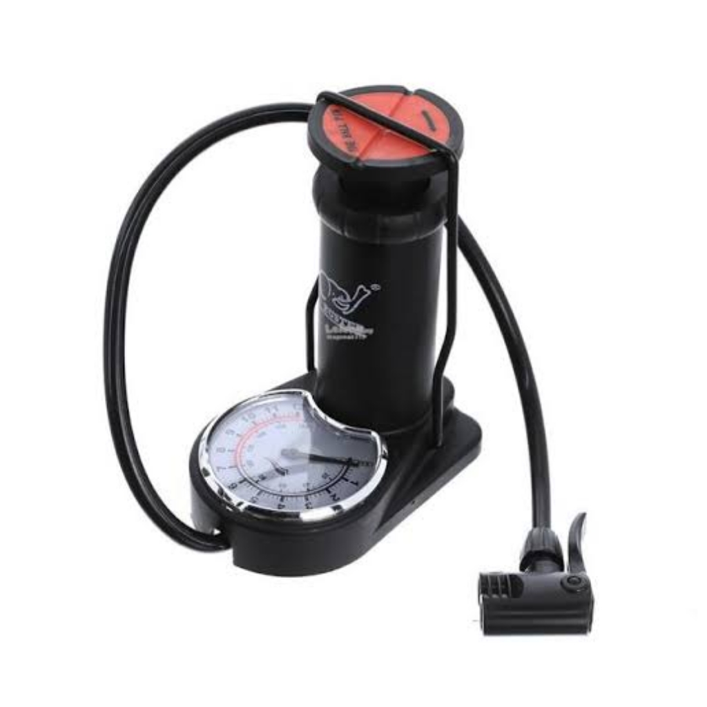 Mini Foot Pumpที่สูบลมแบบเท้าเหยียบอเนกประสงค์มีเกจ์วัดในตัว