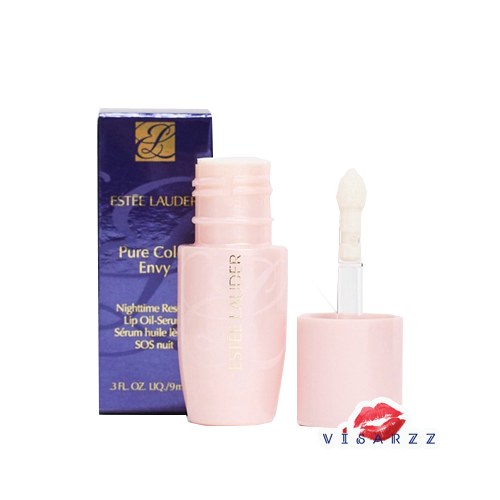 Estee Lauder Pure Color Envy Nighttime Rescue Lip Oil Serum 9mL เซรั่มทาริมฝีปากในรูปแบบลิปออย บำรุงริมฝีปากยามค่ำคืน ให้ความชุ่มชื้น อวบอิ่มอย่างล้ำลึก ดูสุขภาพดีไม่แตกร่อง ทาลิปสวยระหว่างวันได้อย่างมั่นใจ