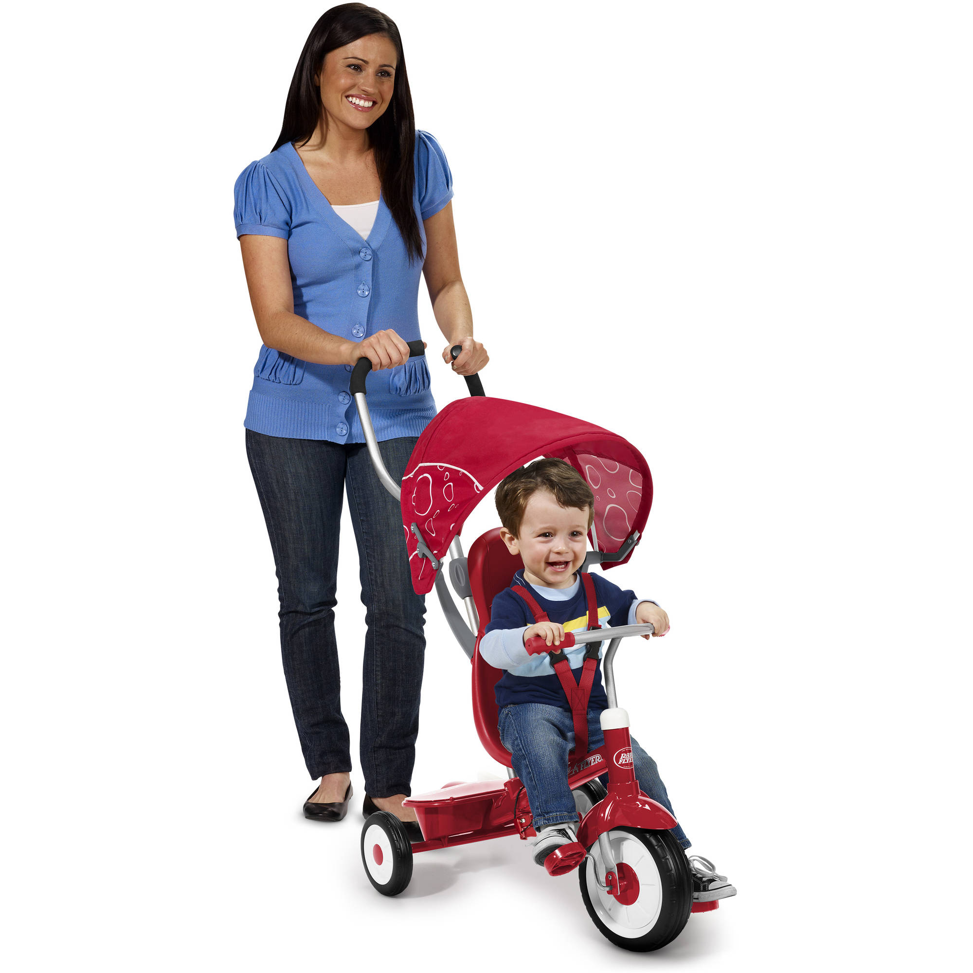 จักรยานสามล้อเอนกประสงค์ Radio Flyer 4-in-1 Stroll 'n Trike (Red)
