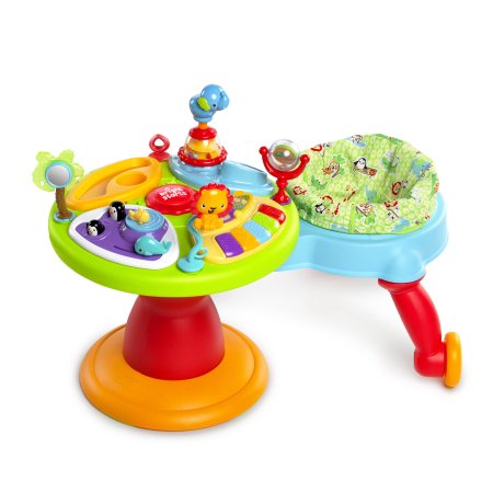 โต๊ะกิจกรรมเสริมพัฒนาการ Bright Starts Around We Go Zippity Zoo 3-in-1 (AWG)