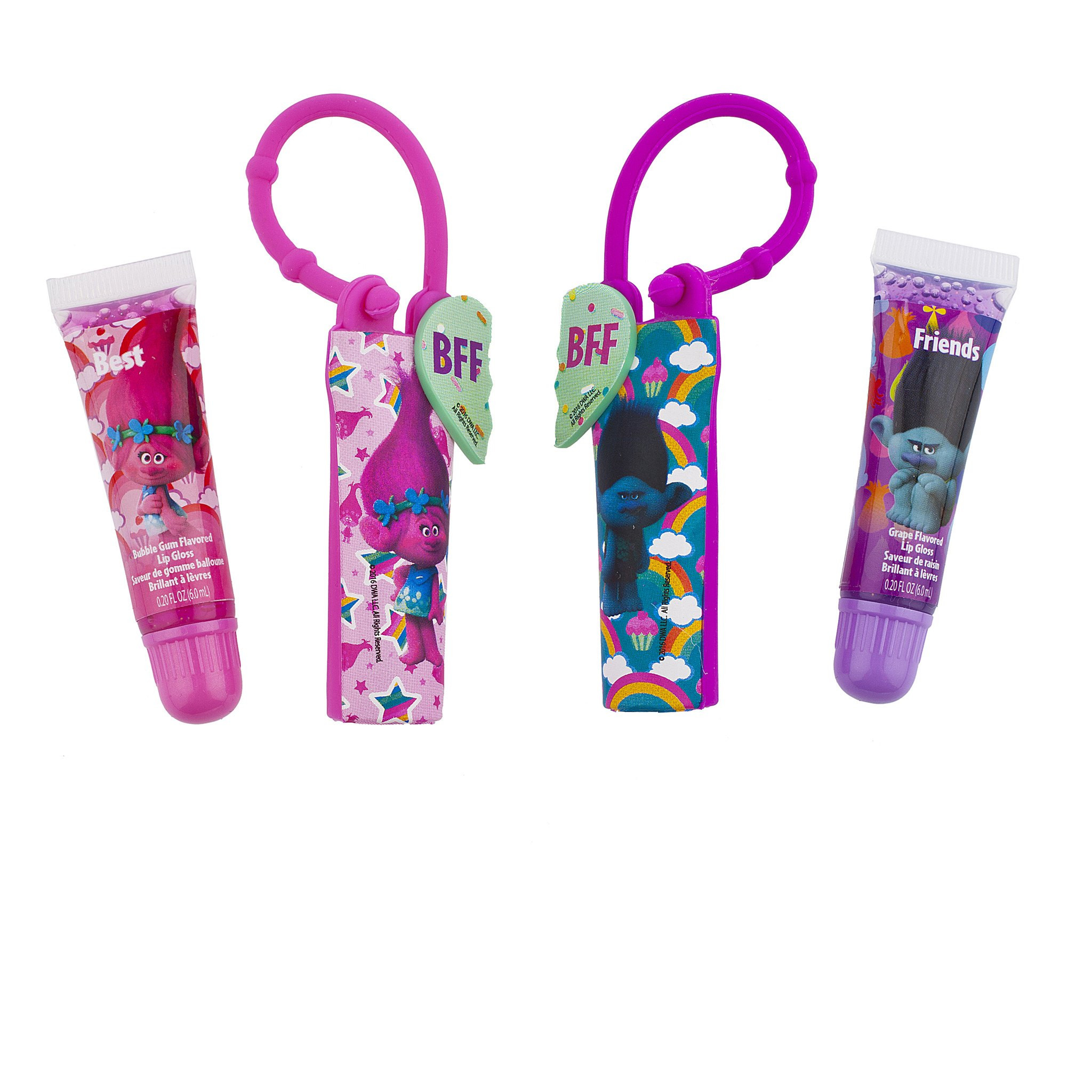 ชุดลิปกลอสปลอดสารพิษสำหรับเด็ก Townleygirl Trolls BFF Lip Gloss Set