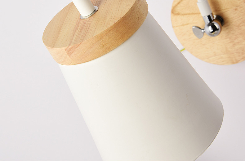 โคมไฟติดผนังติดกำแพงภายในสไตล์โมเดิร์นฐานไม้แขนปรับ 2 Step [WLA-01]