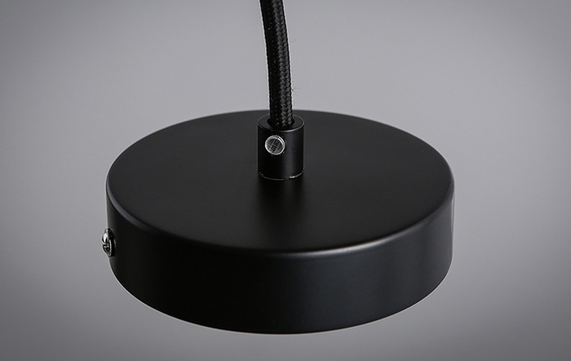 โคมไฟแขวนเพดานโป๊ะผ้าหัวไม้สไตล์โมเดิร์น 40cm [P3810]