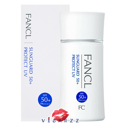 Fancl Sunguard 50+ Protect UV SPF50+ PA++++ 60mL ว้าวสุดๆ กับกันแดดที่กันได้มากกว่า 50 เท่า ยังป้องกันฝุ่น PM2.5 ได้ด้วยค่ะ เนื้อเบาเกลี่ยง่าย ไม่เป็นคราบ ใช้แล้วจะเลิฟค่ะ