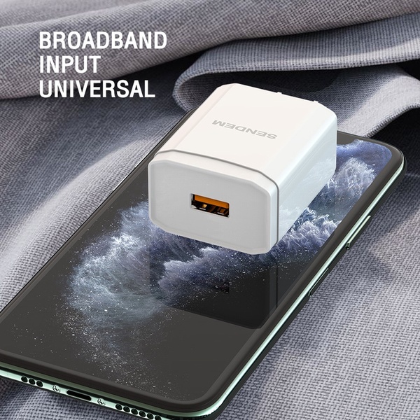 ชุดชาร์จ Sendem SDM-C17 6A ชาร์จเร็ว 45w Super fast charger USB ประกันศูนย์ 1 ปี