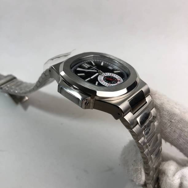 นาฬิกา Patek Philippe รุ่น Men Nautilus 5980 Stainless With Grey Dial หน้าดำ