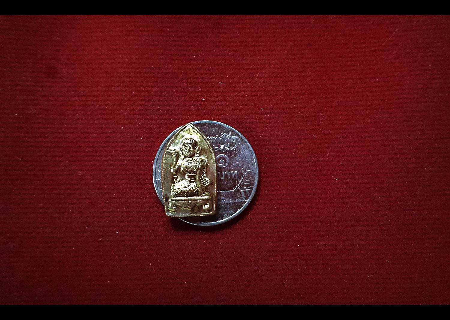 เหรียญ แม่นางกวัก (ขนาดเล็กจิ๋ว) - หลวงปู่ทองดำ วัดท่าทอง จ.อุตรดิตถ์(ลูกศิษย์หลวงพ่อเงิน วัดบางคลาน)