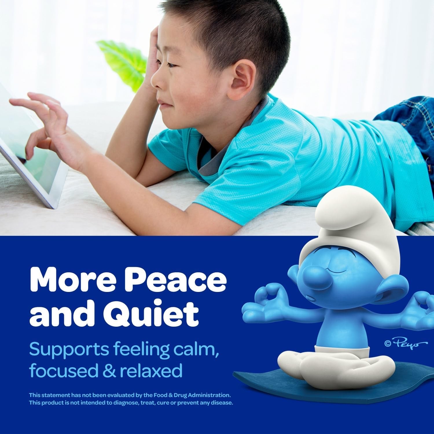 วิตามินชนิดกัมมี่สำหรับเด็ก The SMURFS Kids Gummy - Calm & Relaxed