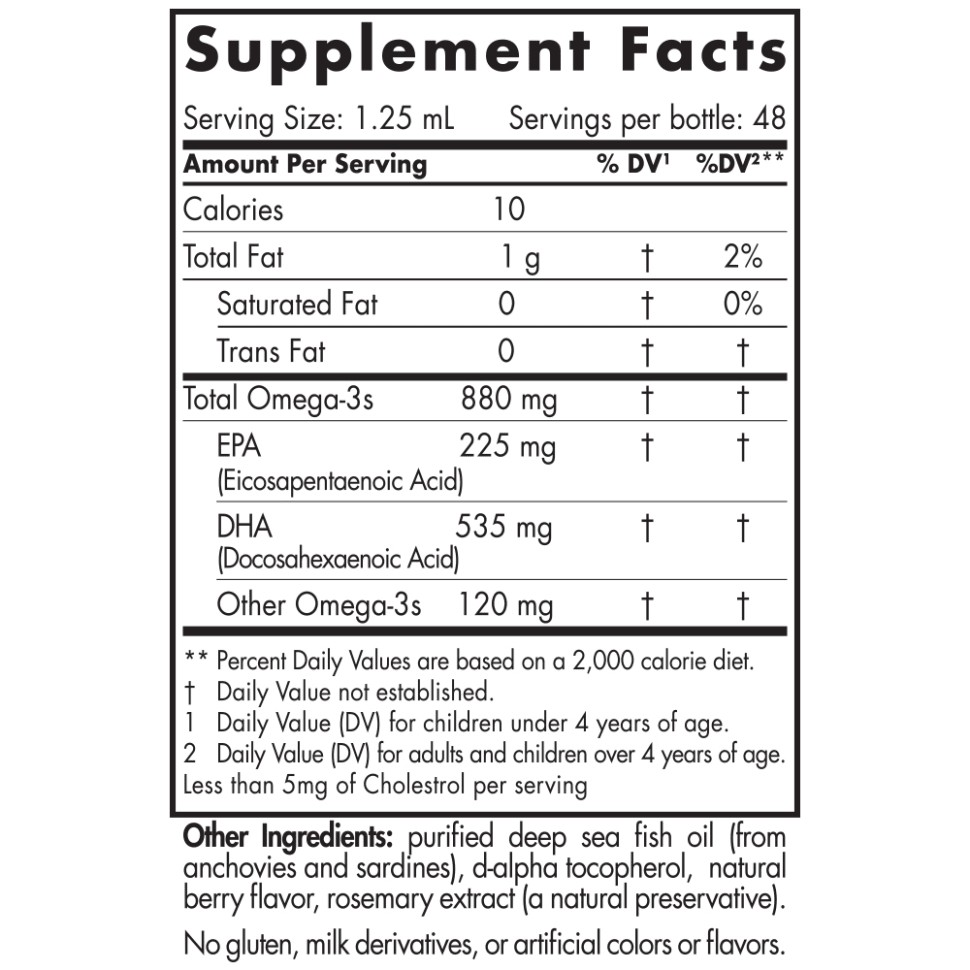 วิตามินเสริมดีเอชเอสูตรเข้มข้นสำหรับเด็ก Nordic Naturals Children's DHA Xtra