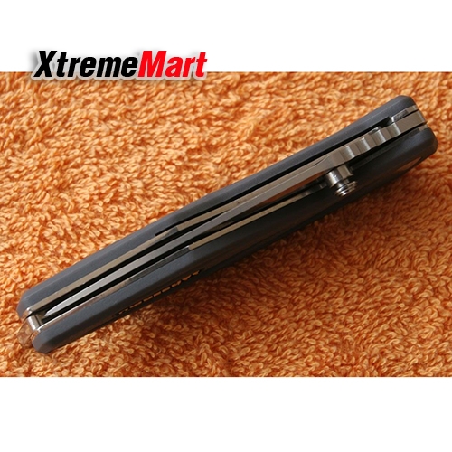 มีดพับ SANRENMU 7049LTX-PK EDC Folding Knife Tanto Blade Zytel Handle w Safe Lock