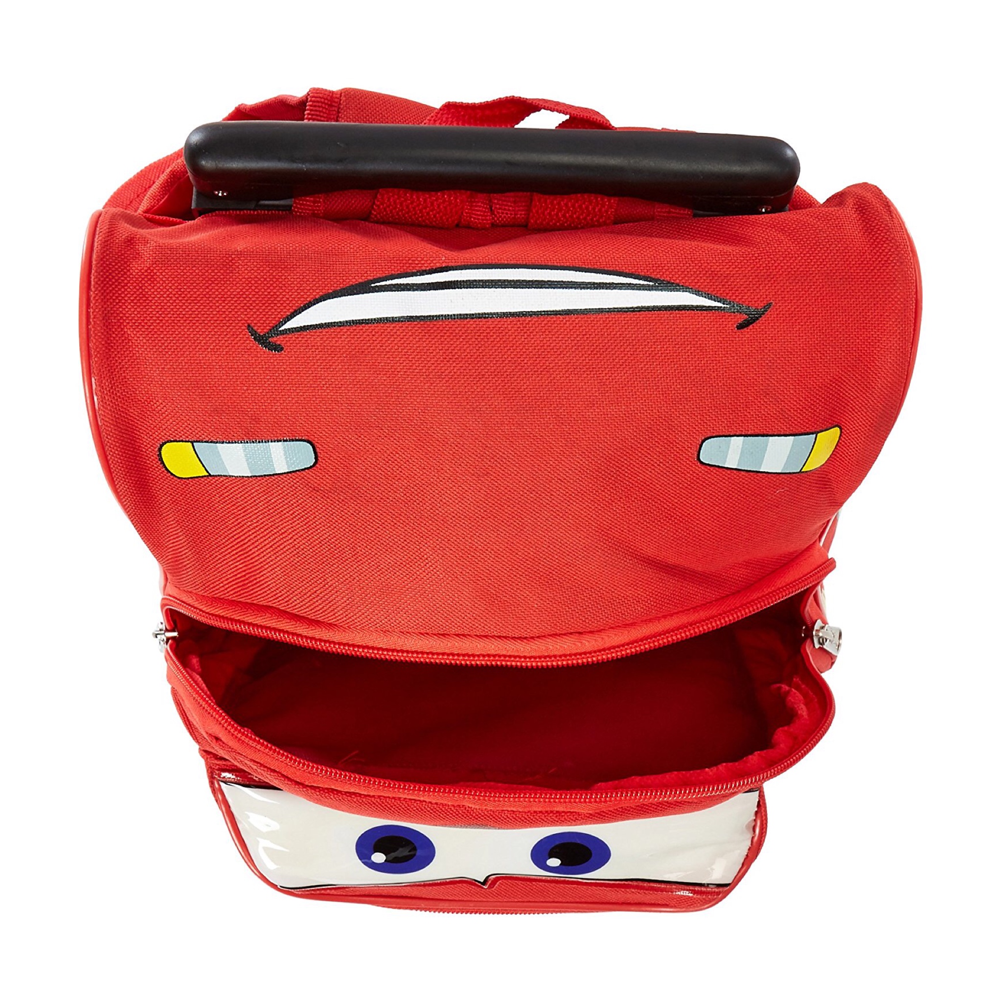 กระเป๋าเป้สะพายหลังพร้อมล้อลาก Ruz Disney Cars Lightning McQueen Toddler Rolling Backpack