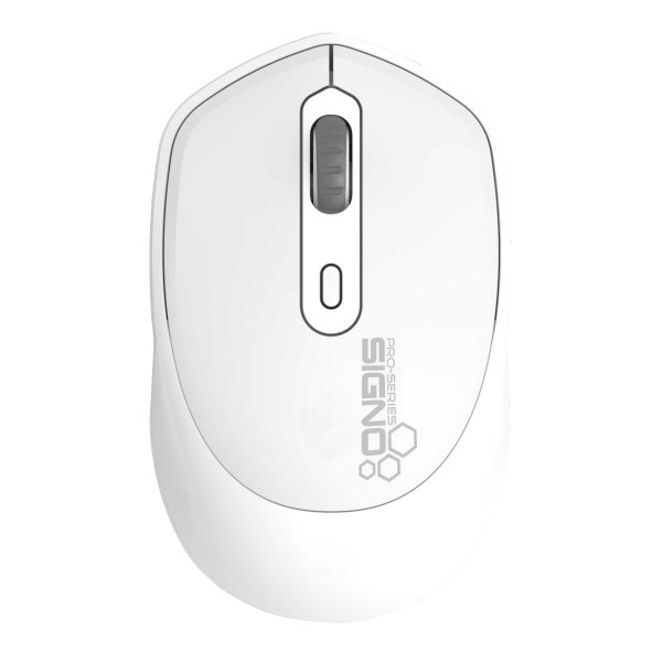 Mouse Signo BM 190 เมาส์บลูทูธไร้สาย ไร้เสียง Bluetooth & 2.4G Wireless Optical Mouse M221