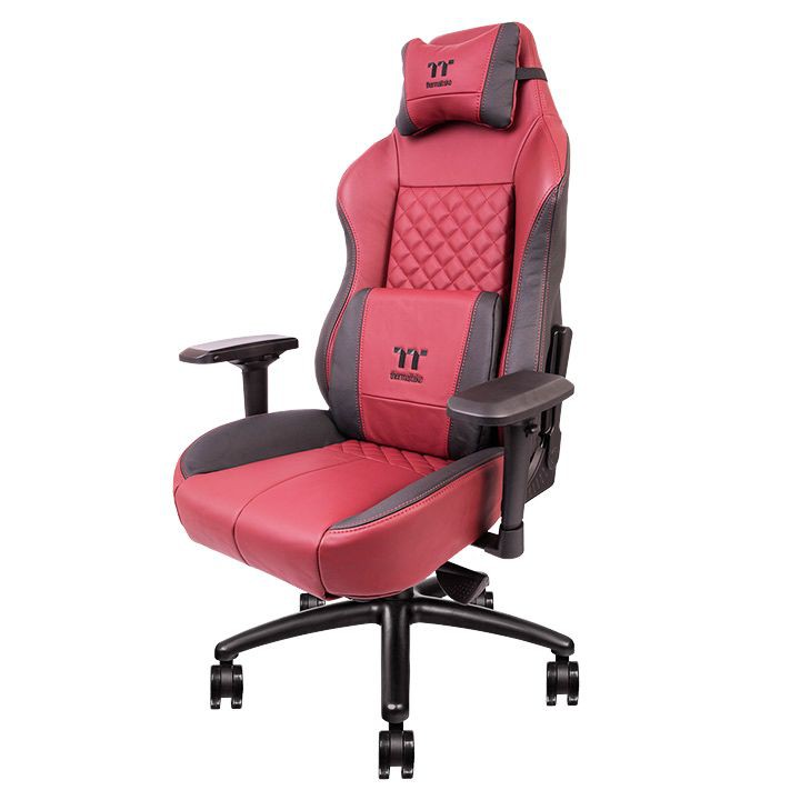 THERMALTAKE X COMFORT Real Leather Burgundy Red Gaming Chair (GGC-XCR-BRLFDL-01) #เก้าอี้เกมมิ่ง