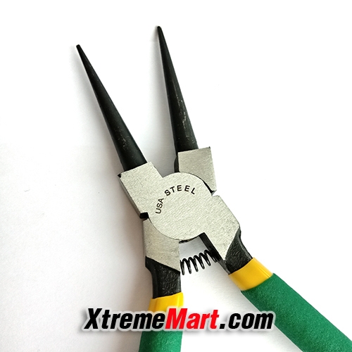 คีมถอดไฟฉาย ปากตรง ขนาด 7 นิ้ว สำหรับถอดตัวล๊อควงจร และสวิทซ์ท้ายไฟฉาย