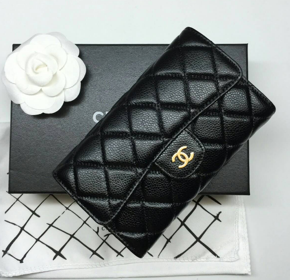 กระเป๋าสตางค์ cn caviar wallet ใบยาว