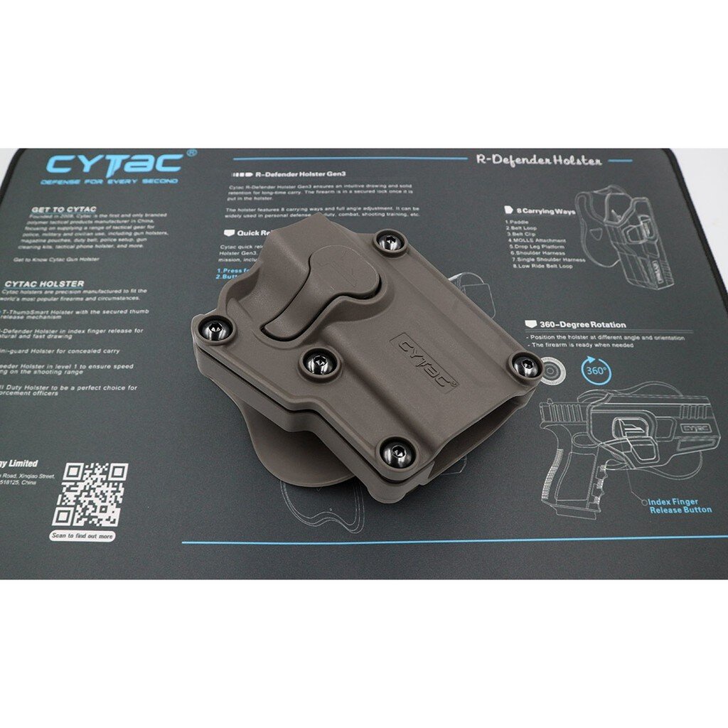 CYTAC thailand ซองพกนอก Mega-Fit Holster (สีทราย)