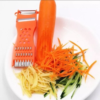 มีดปอกผักผลไม้ ที่ขูดมะละกอ มีดปอกอเนกประสงค์5in1