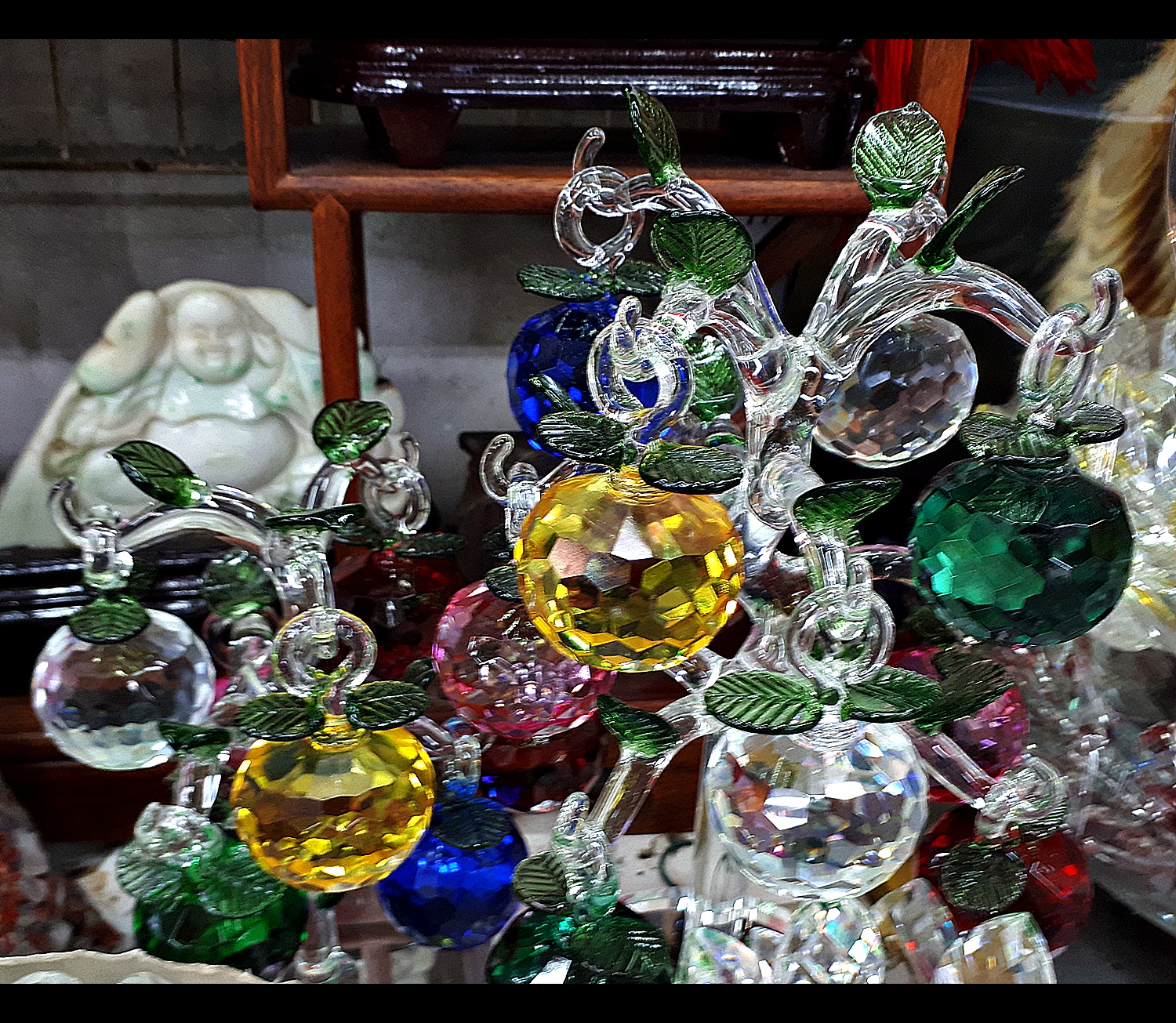 ต้นไม้ แก้ว ประดับ