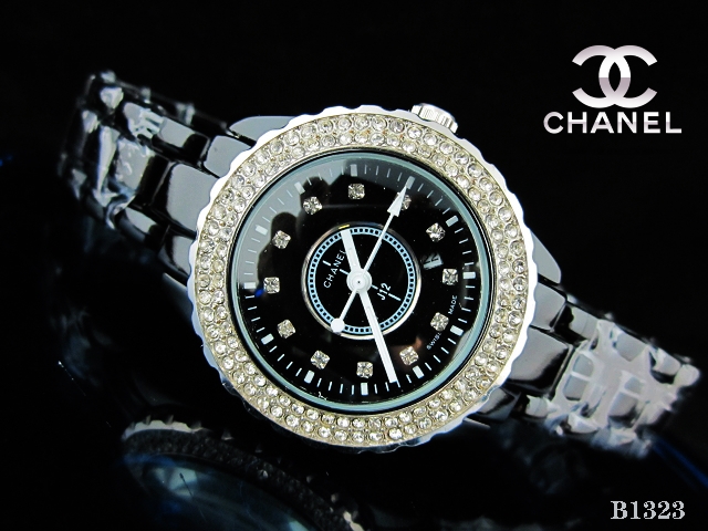 นาฬิกา Chanel J12 Black Diamonds Cerami เกรด Mirror สายเซรามิคแท้ 100% สไตล์หรู