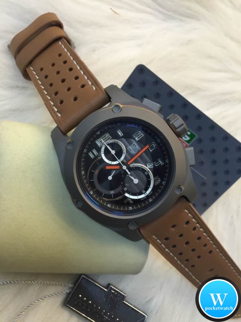 นาฬิกา Tag Heuer carrera mp4 12c chronograph black สายหนังแท้
