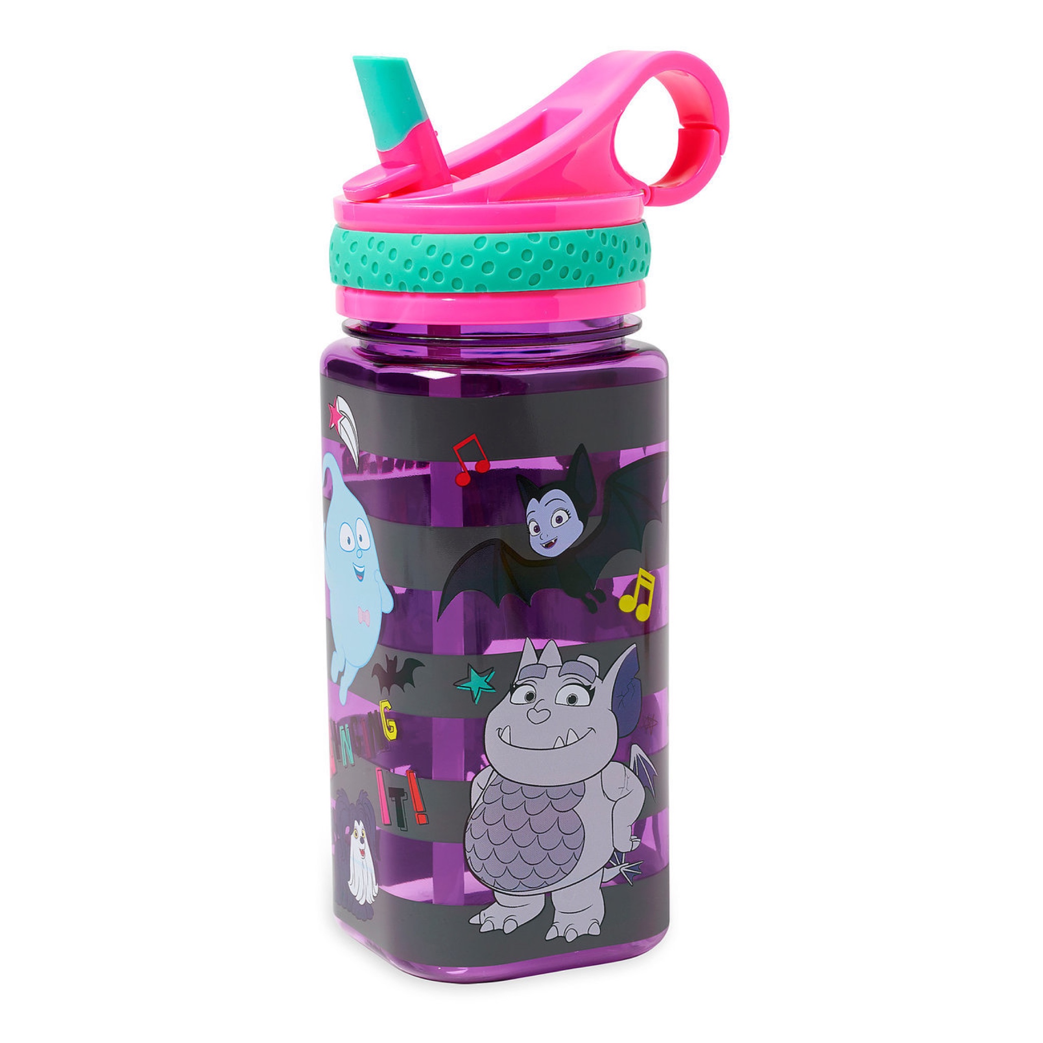 กระติกน้ำแบบหลอดดื่มสำหรับเด็ก Disney Water Bottle with Built-In Straw (Vampirina)