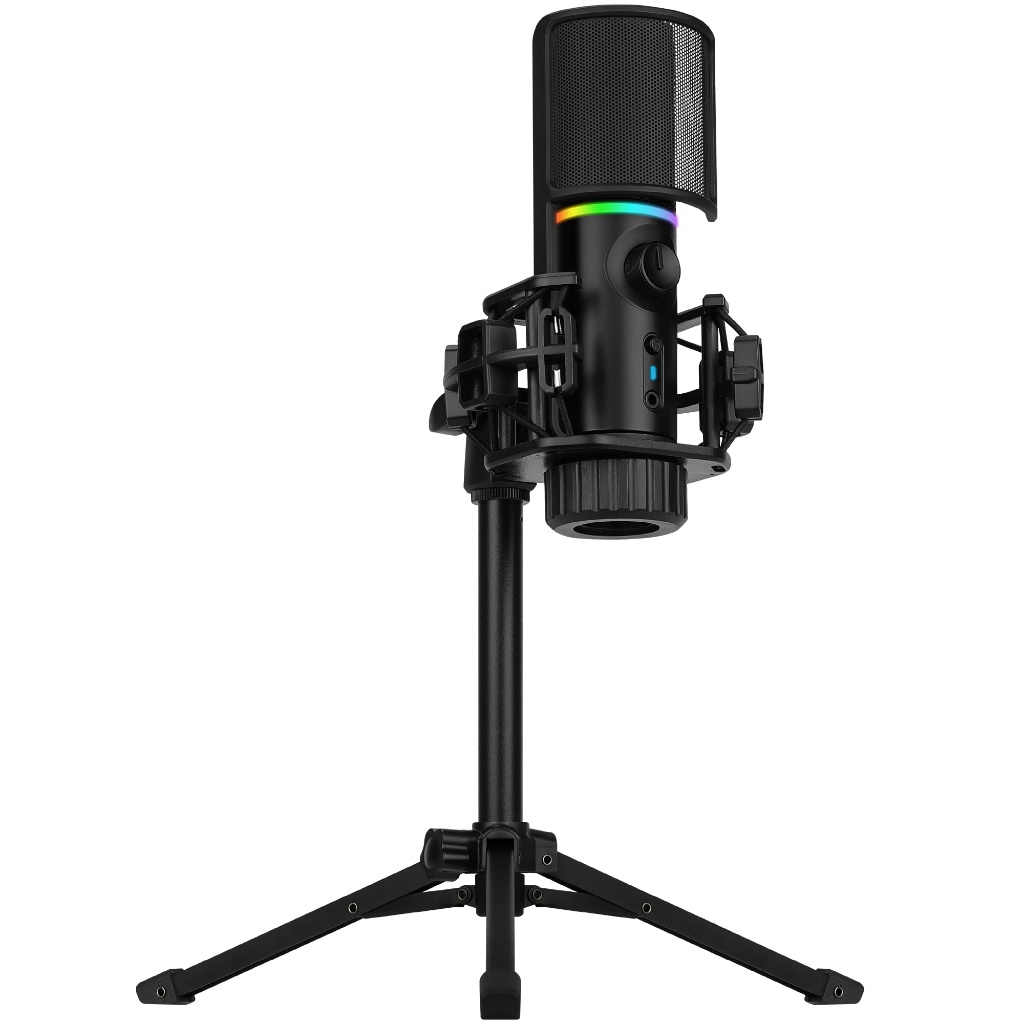 ไมโครโฟน Streamplify Microphone RGB With Tripod Cardioid ประกันศูนย์ไทย
