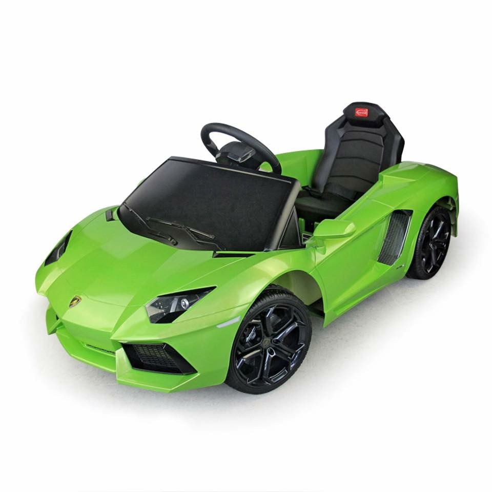 รถแบตเตอรี่พร้อมรีโมทบังคับ Lamborghini Aventador LP700 6V Battery-Powered Ride-On (Green)