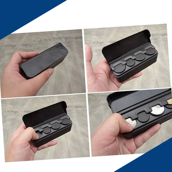 ที่เก็บเหรียญในรถยนต์ autovink กล่องใส่เหรียญ หยิบใช้เหรียญได้สะดวก ไม่หล่นหาย