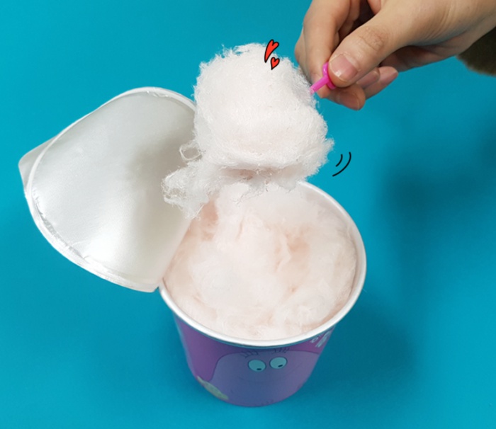 หมากฝรั่งสายไหมสุดน่ารัก HAITAI Barbapapa Cotton Candy x Gums (แพ็ค 2 กล่อง)