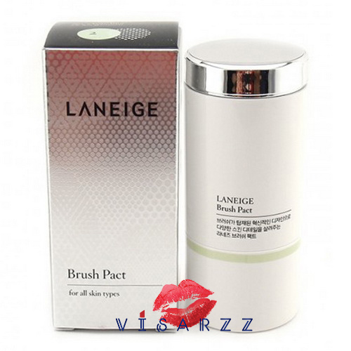 (ลดพิเศษมากกว่า 45%) Laneige Brush Pact 4g # 2 Pore Blur แป้งทาหน้าพร้อมแปรงสุดหรู ที่ช่วยให้ผิวดูเรียบเนียนตามธรรมชาติ สะดวกพกพา พร้อมให้คุณได้เติมความสวยได้ทุกที่