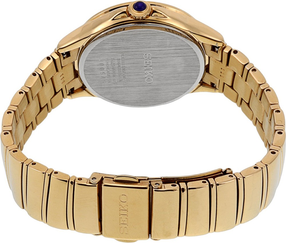 Seiko Women's SRKZ56P1 Gold Stainless-Steel Quartz Watch