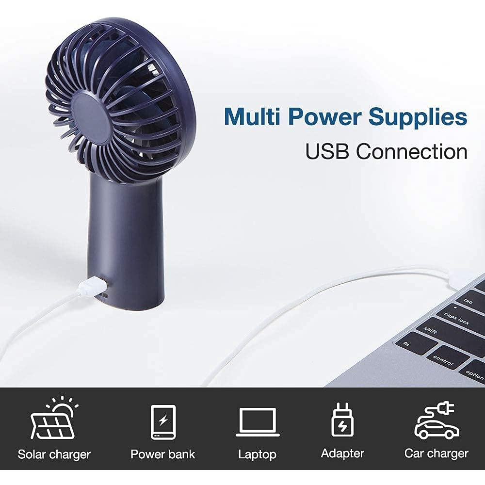 Xiaomi Jisulife พัดลมพกพาขนาดเล็ก F2B Handheld Mini USB Fan