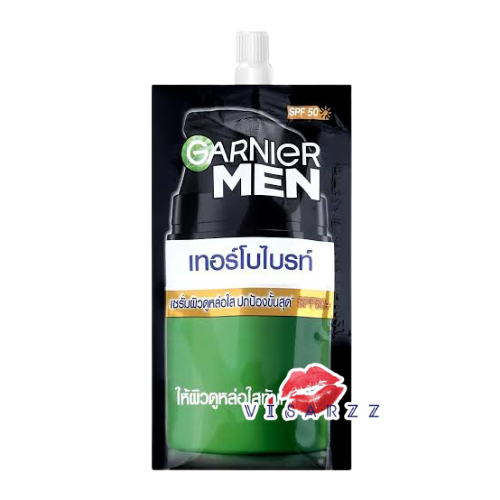 Garnier Men Turbo Bright SPF 50+ การ์นิเย่เมนเทอร์โบไบรท์ยูวี เป็นกันแดดผู้ชาย SPF50+ PA+++ ลดคล้ำแดดลดฝ้าแดด ลดจุดด่างดำปกป้องผิวจากแดดแรง