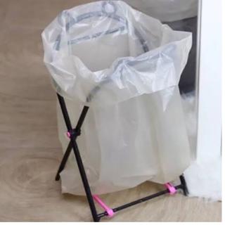 ขาแขวนถุงขยะพลาสติก ที่แขวนขยะแบบกางพับเก็บได้ ถังขยะพับได้ ถังขยะพกพา