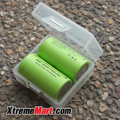 กล่องใส่แบตเตอรี่ 18350 ใส่ 2 ก้อน (ราคาต่อกล่อง)