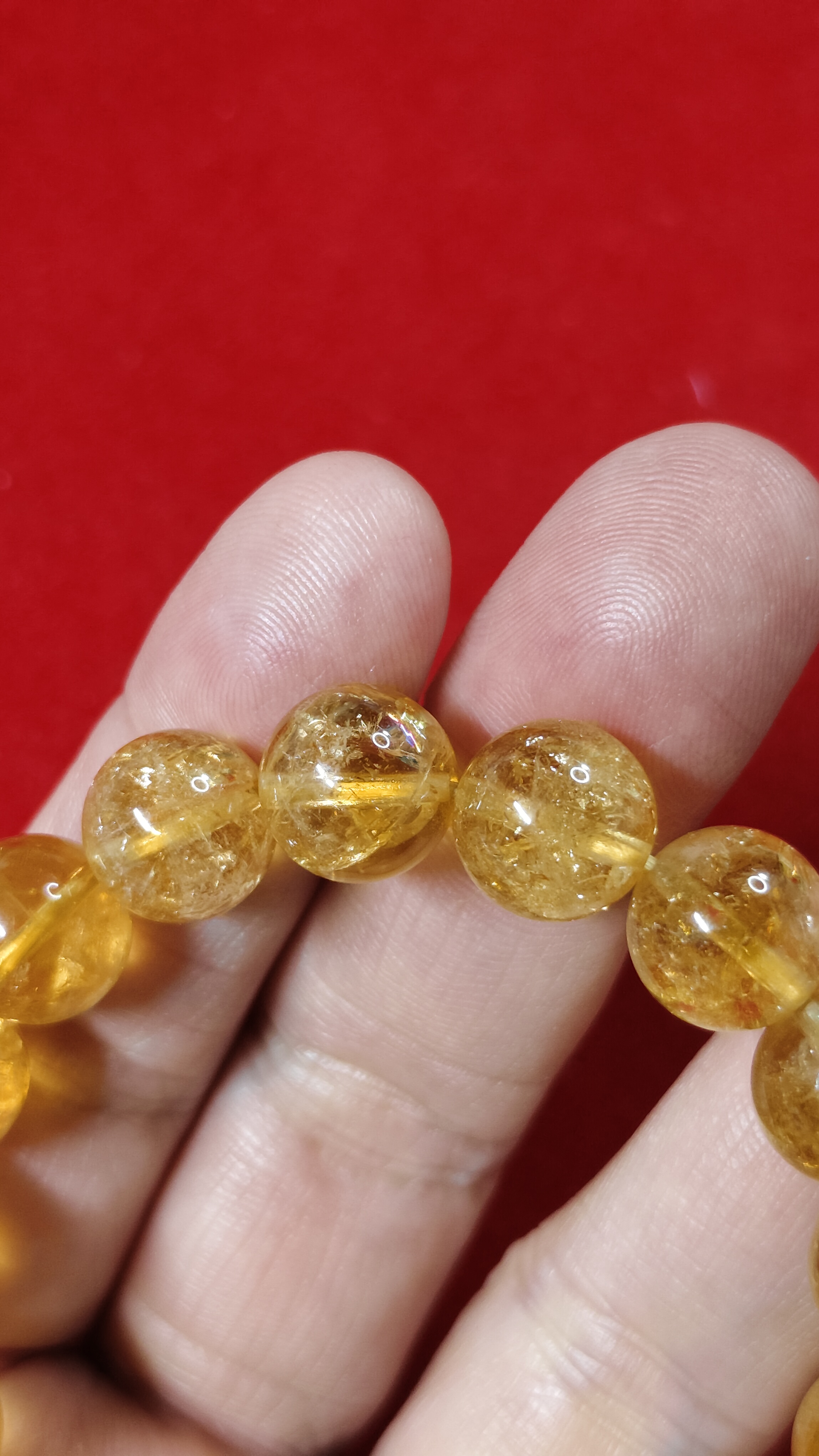 #ข้อมือหินซิทรินรหัสbh-0031