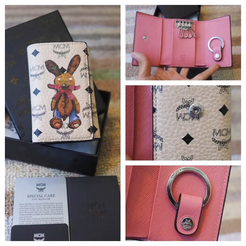 พร้อมส่ง ที่ห้อย คล้อง พวงกุญแจ mcm key chain key case key ring rabbit ลายกระต่าย