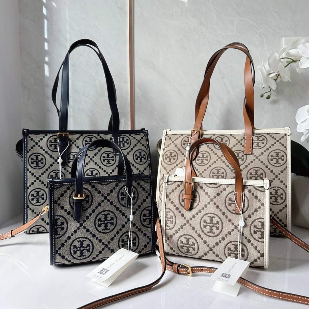 TORY BURCH T MONOGRAM TOTE (แอดไลน์ก่อนสั่งซื้อ)