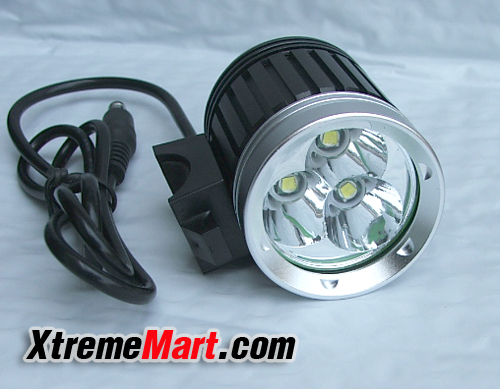 ชุดเซ็ตไฟฉายติดจักรยาน XML-T6 3 หลอด 2500ลูเมน bicycle light and headlight