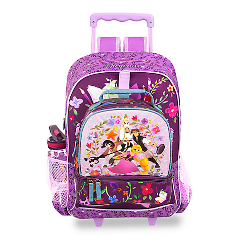 กระเป๋าสะพายพร้อมมือจับและล้อลาก Disney Rolling Backpack (Rapunzel)