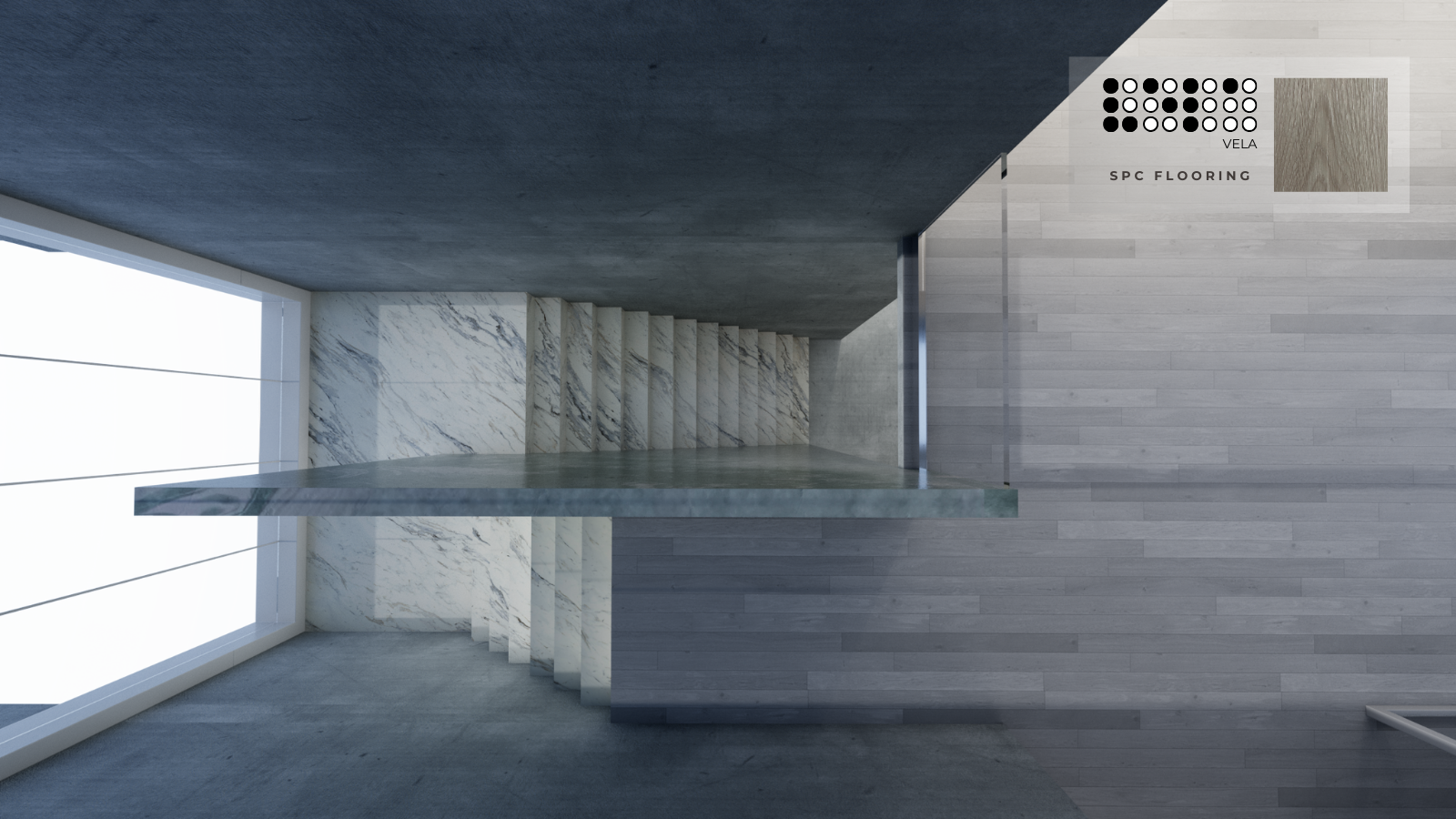 พื้น SPC 4mm ลายไม้ ระบบ Click Lock